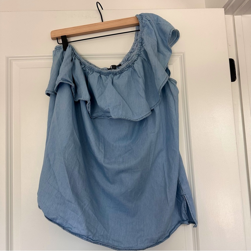Lane Bryant Off-Shoulder Ruffle Blouse